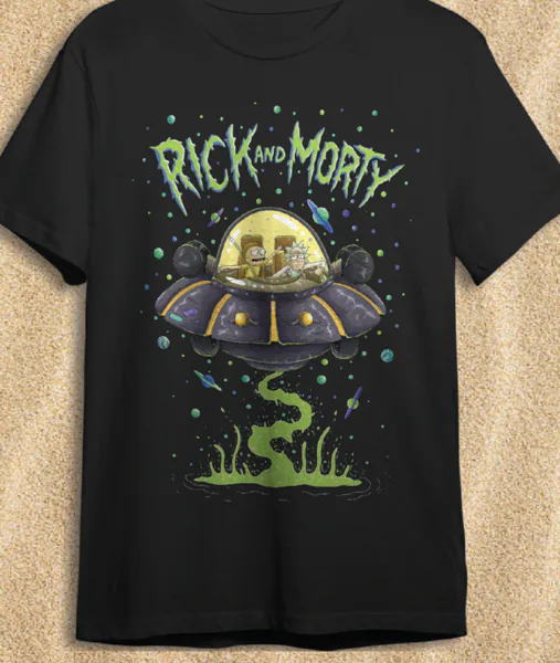 Camiseta Rick and Morty · OVNI